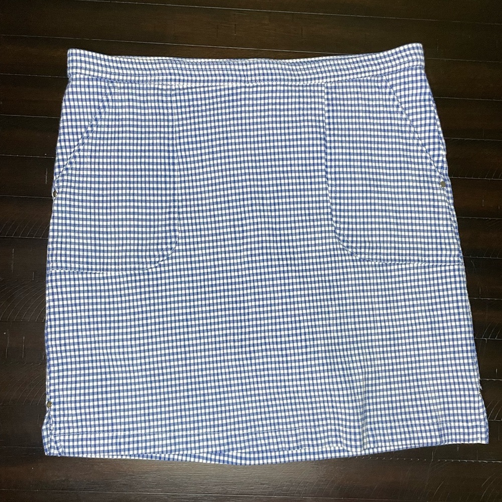 Cathy Daniels Gingham Skort